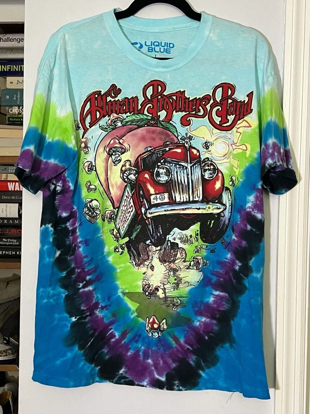 Liquid Blue The Allman Brothers Band Mushroom Express Tie-Dye Graphic T-Shirt